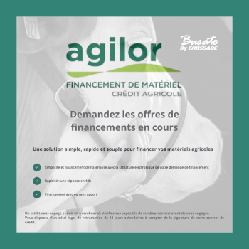 AGILOR – Financement de matériel Crédit Agricole
